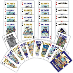 Baltimore Ravens Fan Deck Playing Cards - 54 Card Deck