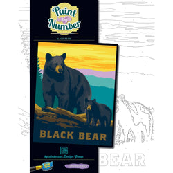 Black Bear - Paint by Number