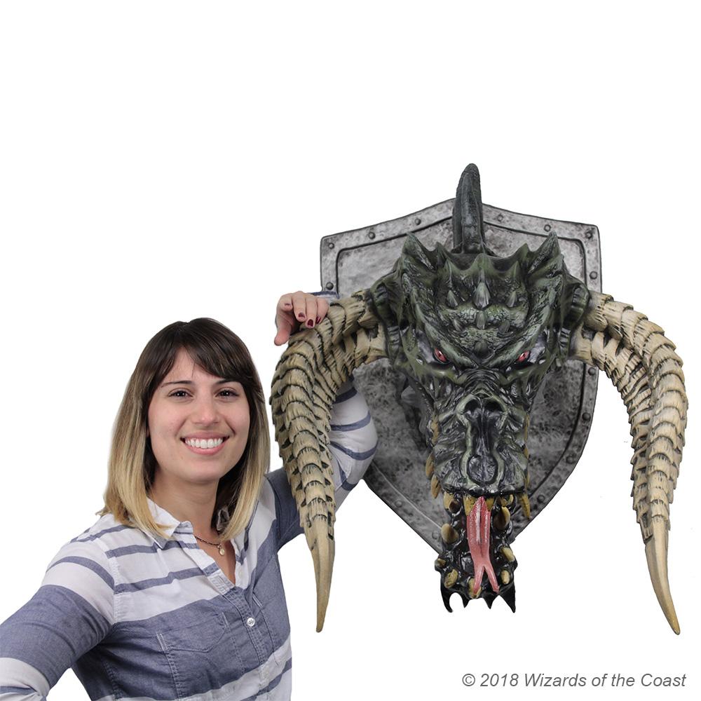 D&D Replicas of the Realms: Black Dragon Trophy Plaque (ONLINE ORDER ONLY)