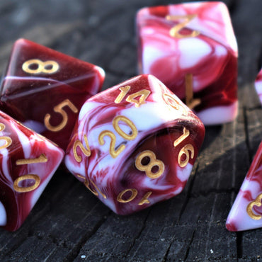 Bloody Waters Acrylic Dice Set (ONLINE ORDER ONLY)