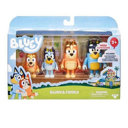Bluey 4 Pack Figures - Select Figure(s) (Online Order Only)