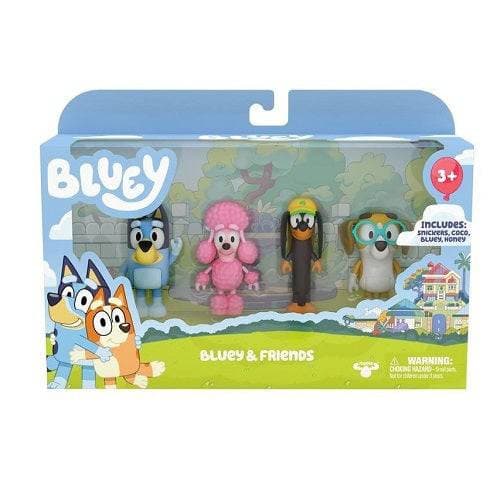 Bluey 4 Pack Figures - Select Figure(s) (Online Order Only)