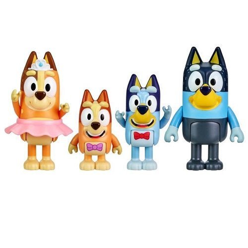 Bluey 4 Pack Figures - Select Figure(s) (Online Order Only)