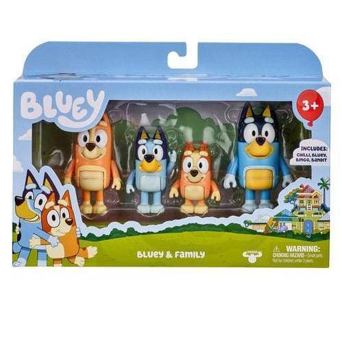 Bluey 4 Pack Figures - Select Figure(s) (Online Order Only)