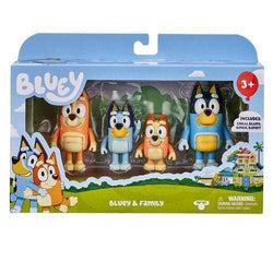 Bluey 4 Pack Figures - Select Figure(s) (Online Order Only)