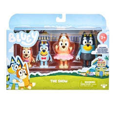 Bluey 4 Pack Figures - Select Figure(s) (Online Order Only)