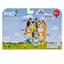 Bluey 4 Pack Figures - Select Figure(s) (Online Order Only)