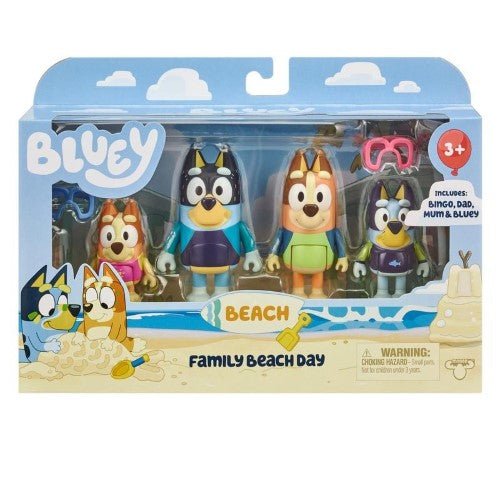 Bluey 4 Pack Figures - Select Figure(s) (Online Order Only)