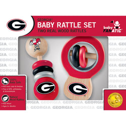 Georgia Bulldogs - Baby Rattles 2-Pack