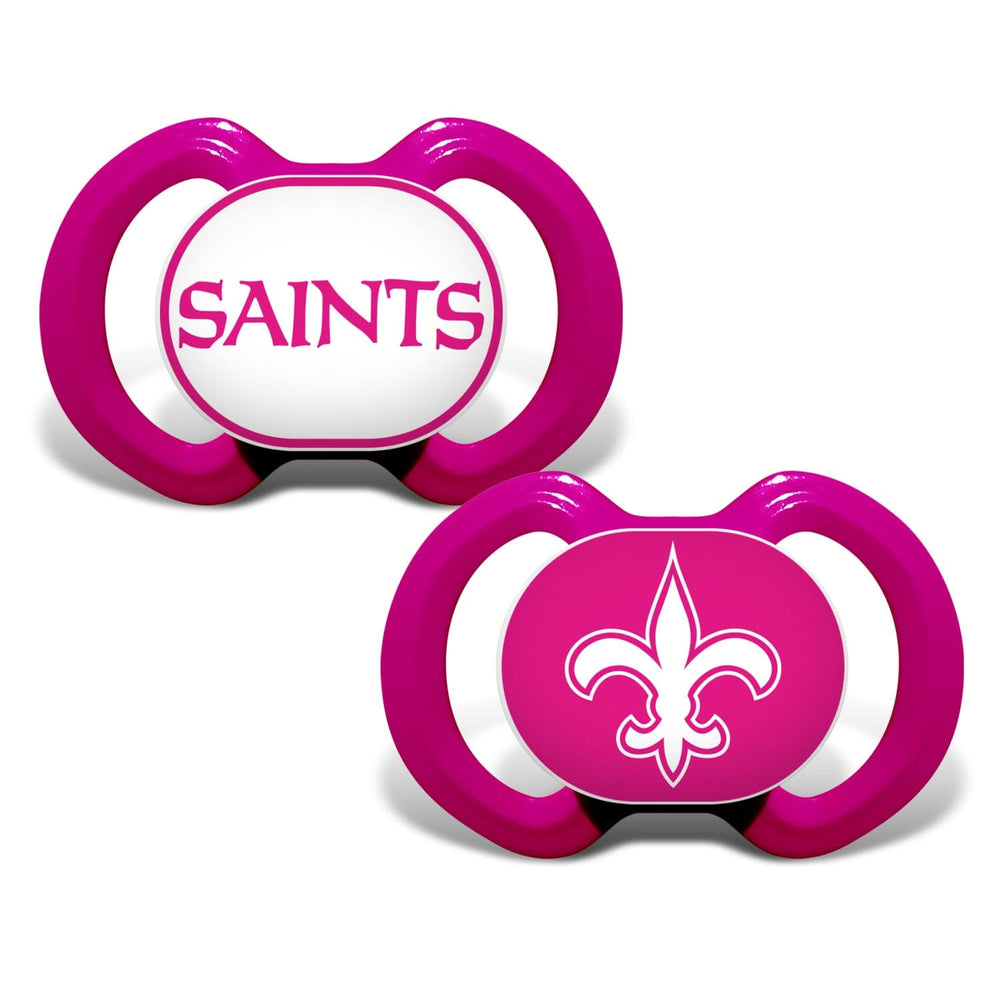 New Orleans Saints - Pink Pacifier 2-Pack (ONLINE ORDER ONLY)