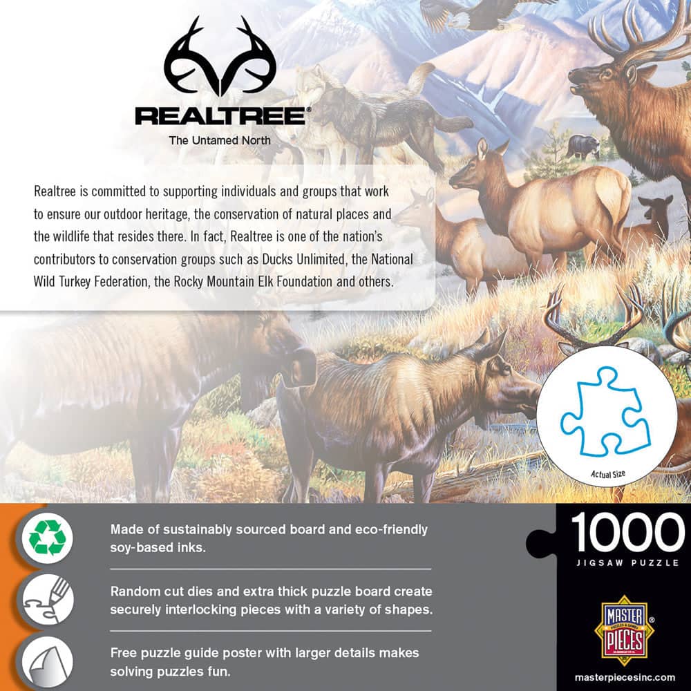 Realtree - The Untamed North 1000 Piece Jigsaw Puzzle