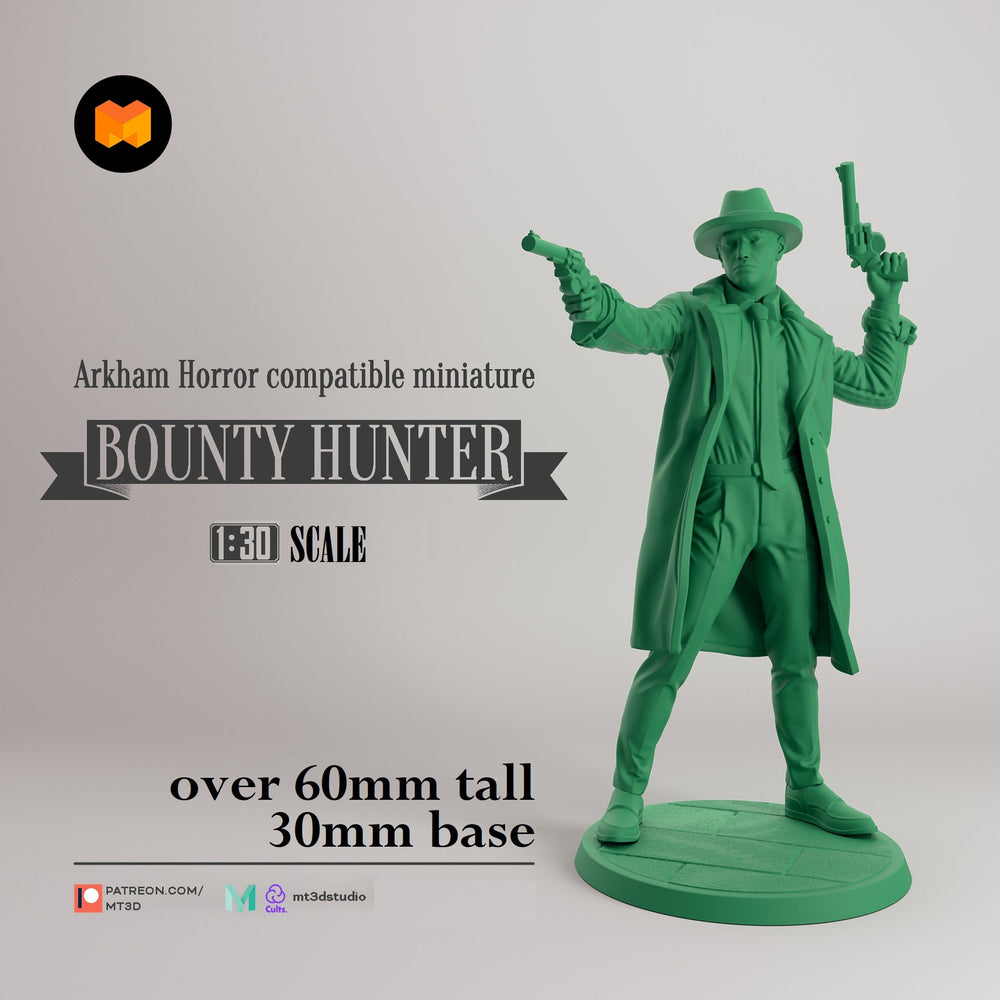 Arkham Compatible Investigator: The Bounty Hunter (Tony Morgan) (ONLINE ORDER ONLY)