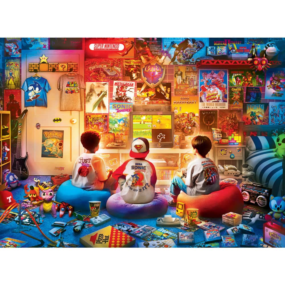 Pop Culture - 500 Piece Jigsaw Puzzles 4-Pack