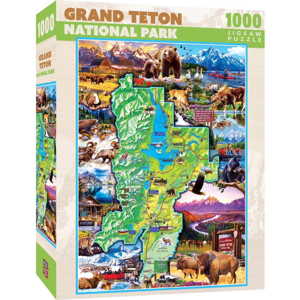 Grand Teton National Park 1000 Piece Jigsaw Puzzle