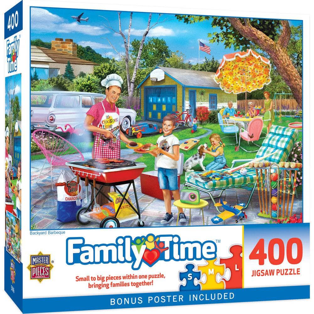 Family Time - Backyard Barbeque 400 Piece Jigsaw Puzzle