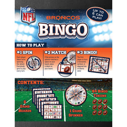 Denver Broncos NFL Bingo Game