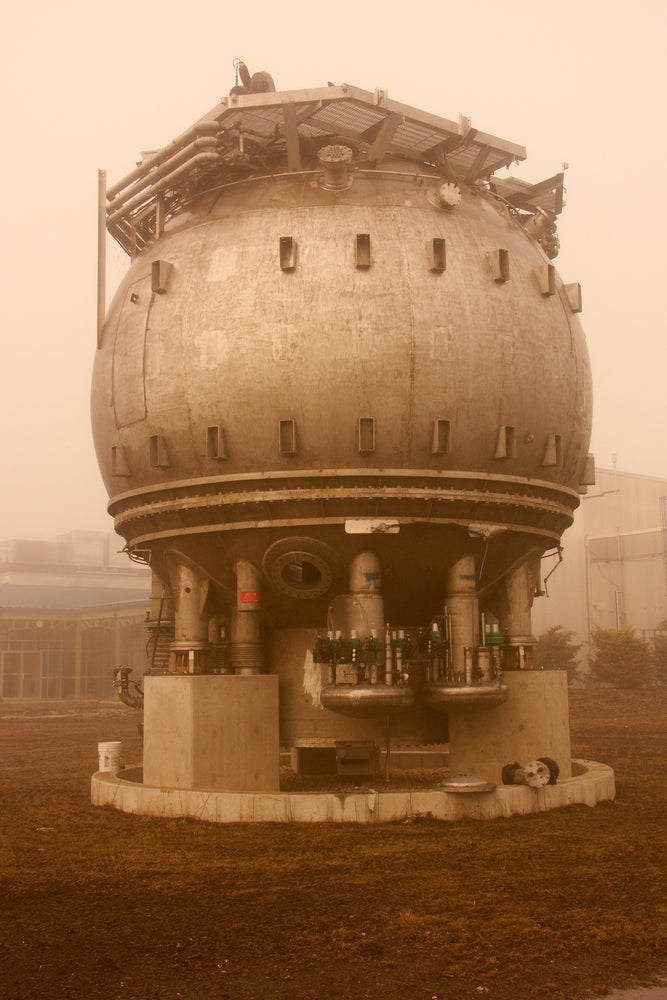 Fermilab Bubble Chamber Particle Collision Photo