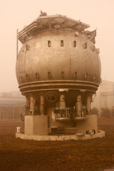 Fermilab Bubble Chamber Particle Collision Photo