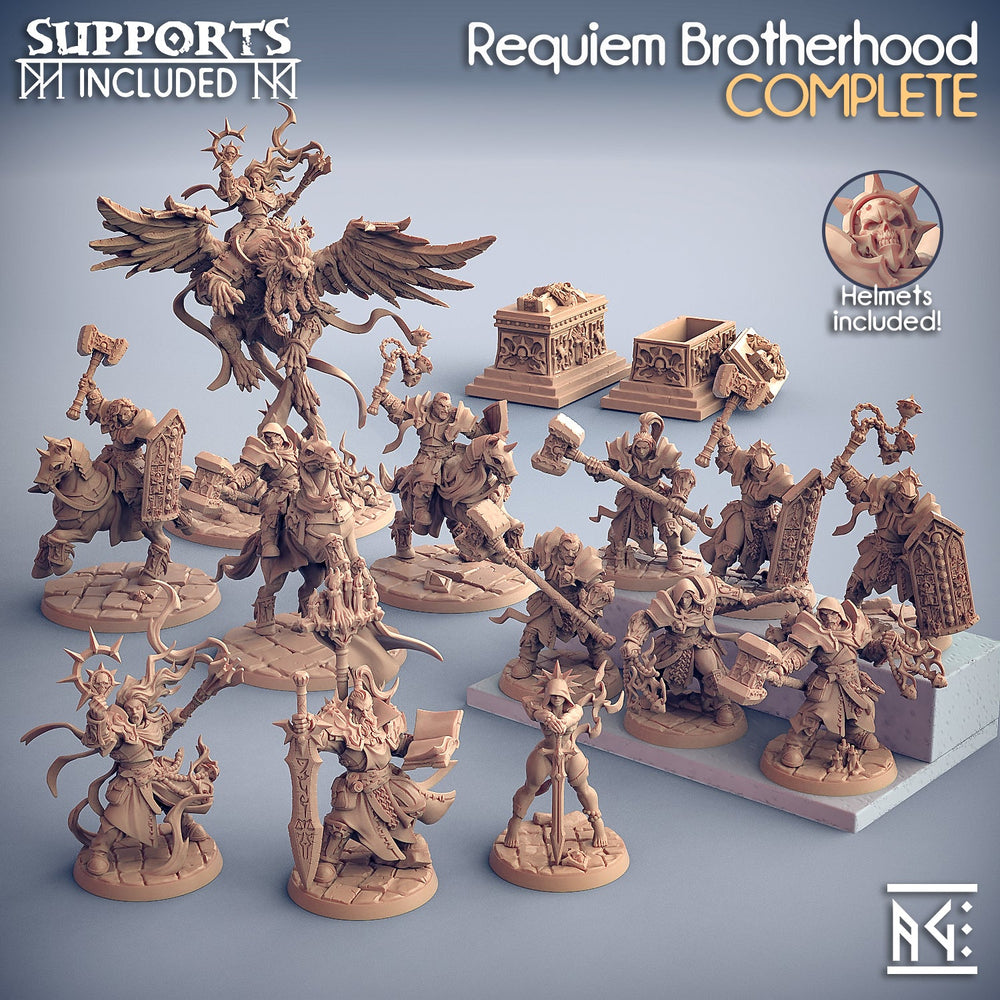 3D Printed Artisan Guild Requien Brotherhood Weapons The Requien Brotherhood 28mm 32mm (Online Only)