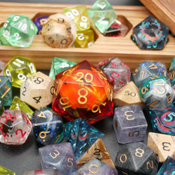 Mystery Hoard - 13 Dice Set Bundle + 1 RPG Accessory