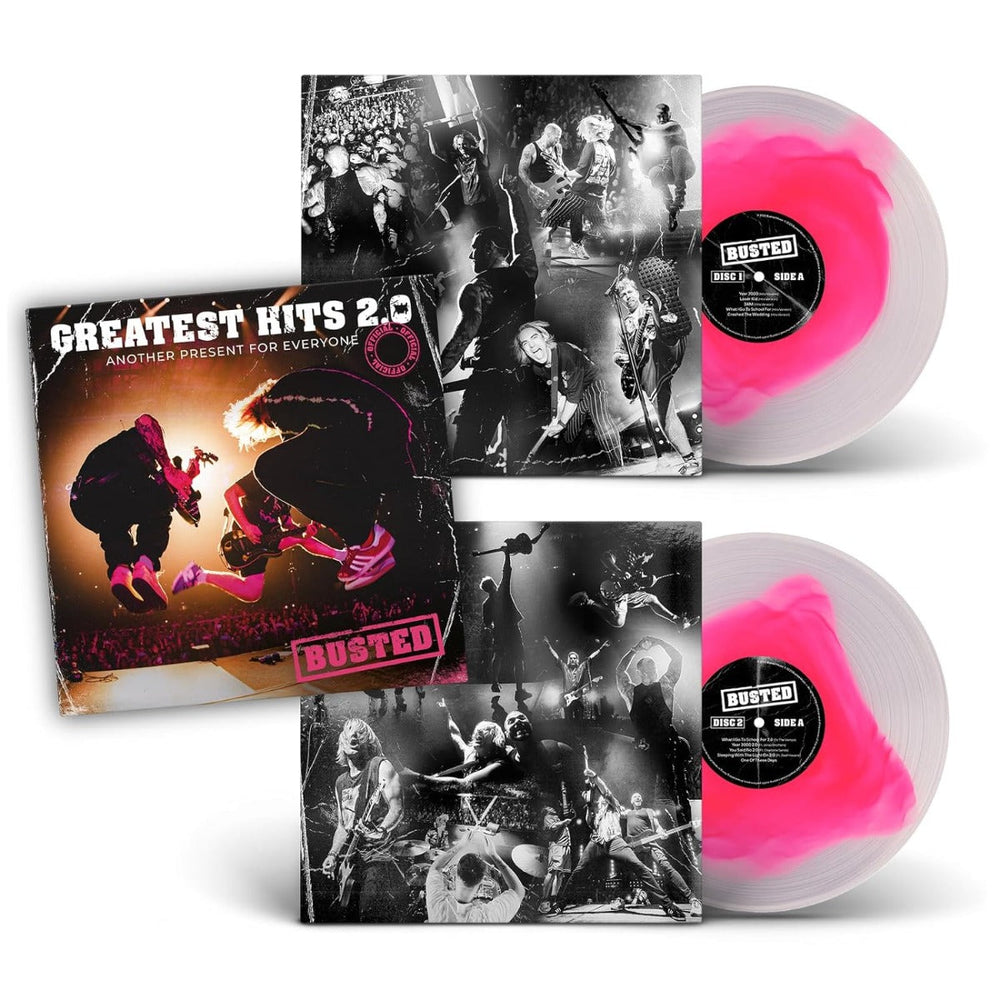 Busted - Greatest Hits 2.0 (Another Present For Everyone) (Pink & Clear Vinyl) [Import] (2 Lp's) [Vinyl] (ONLINE ORDER ONLY)