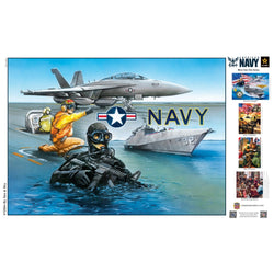 America's Navy - By Sea & Sky 1000 Piece Jigsaw Puzzle