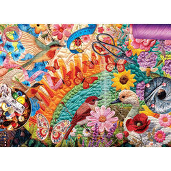 Quilted - Flight of Creativity 1000 Piece Jigsaw Puzzle