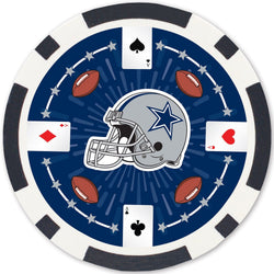 Dallas Cowboys 100 Piece Poker Chips (ONLINE ORDER ONLY)