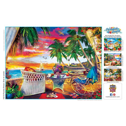 Paradise Beach - Paradise Breeze 550 Piece Jigsaw Puzzle (ONLINE ORDER ONLY)