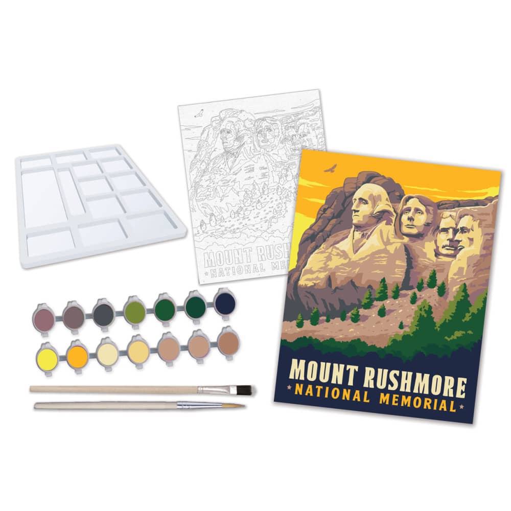 National Memorial - Mount Rushmore Paint by Number