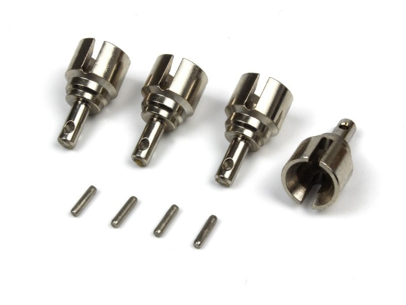 BlackZon Metal Diff. OutDrive Cups (4pcs) 540238 (ONLINE ORDER ONLY)