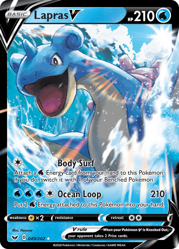 Lapras V (049/202) [Sword & Shield: Base Set] (Online Only)