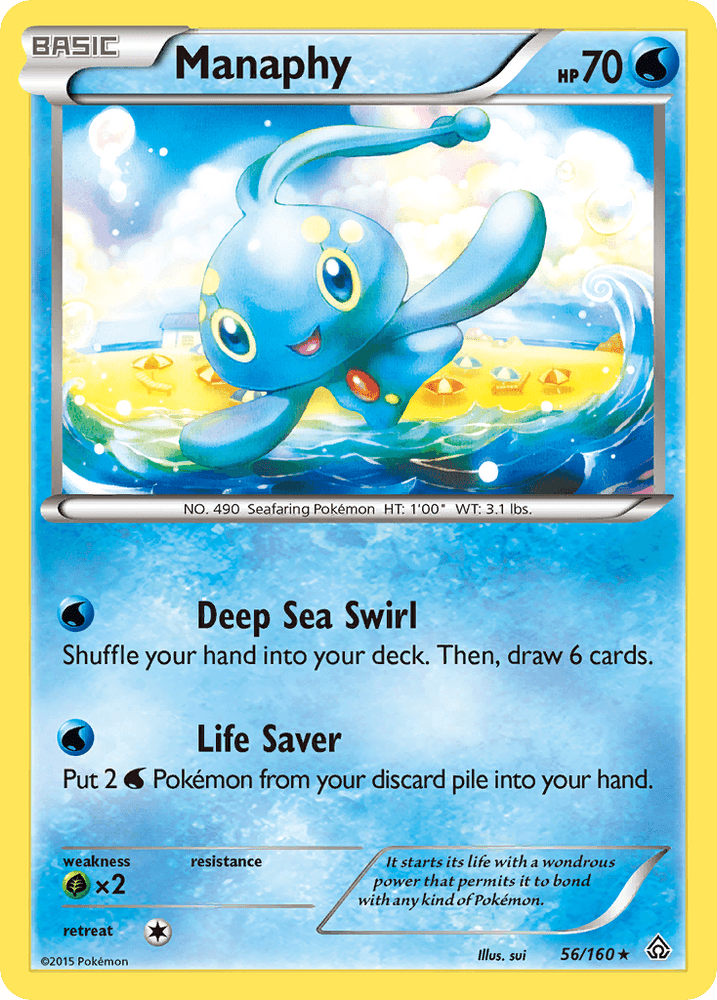 Manaphy (56/160) [XY: Primal Clash] (Online Only)