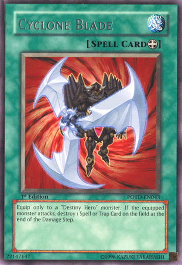 Cyclone Blade [POTD-EN043] Rare (ONLINE ORDER ONLY)