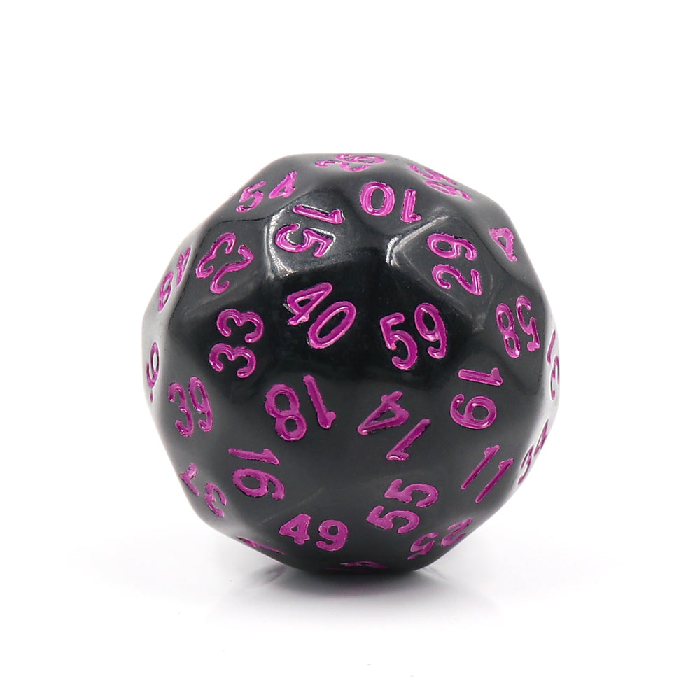D60-Black Opaque w/Purple Numbers (Online Only)