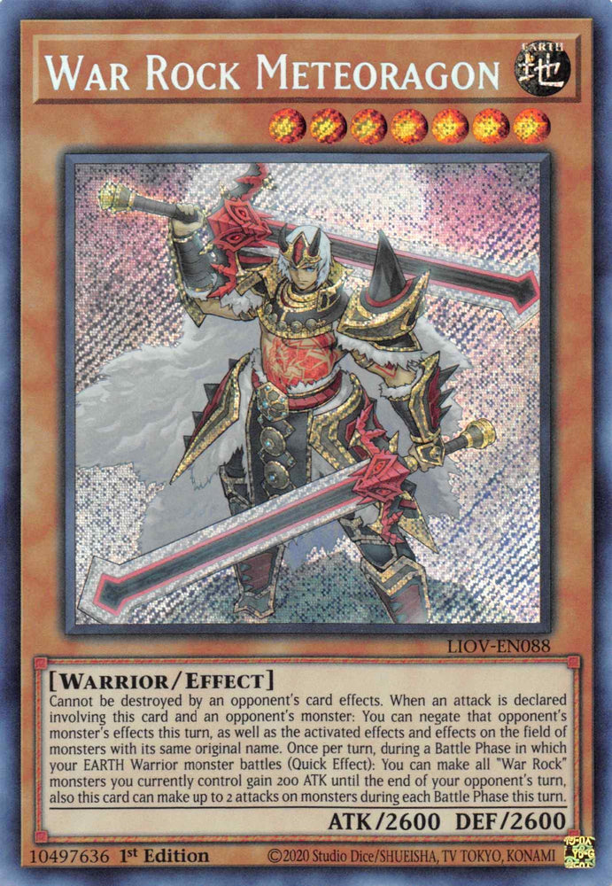 War Rock Meteoragon [LIOV-EN088] Secret Rare (ONLINE ORDER ONLY)