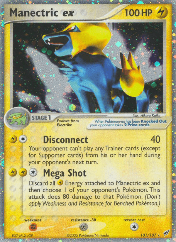Manectric ex (101/107) [EX: Deoxys] (Online Only)
