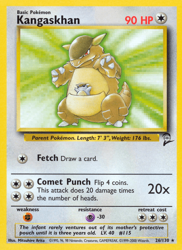 Kangaskhan (26/130) [Base Set 2] (Online Only)