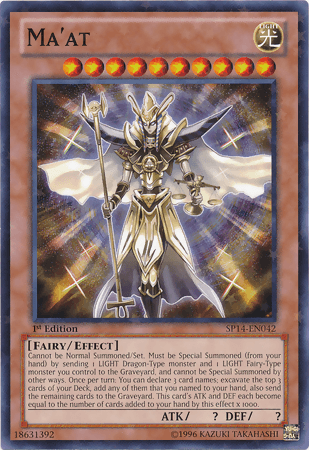 Ma'at [SP14-EN042] Starfoil Rare (ONLINE ORDER ONLY)