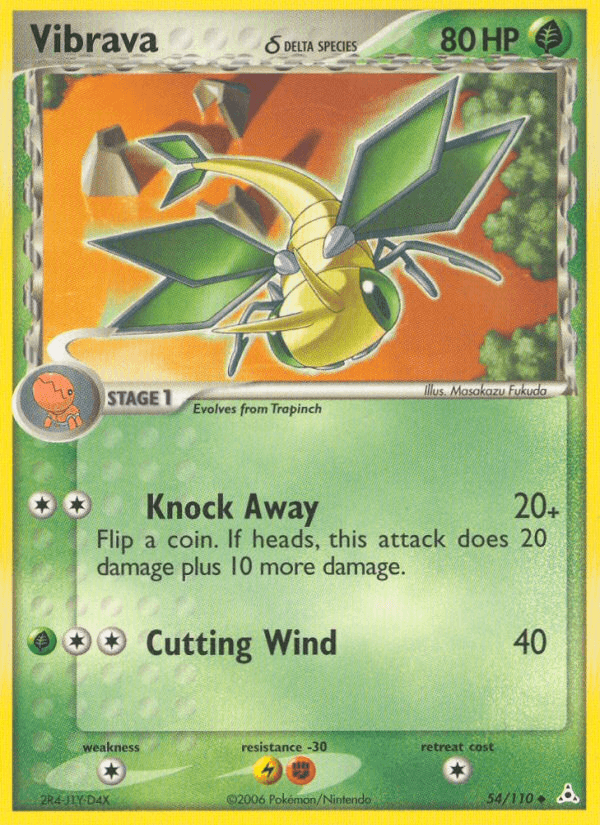 Vibrava (54/110) (Delta Species) [EX: Holon Phantoms] (Online Only)
