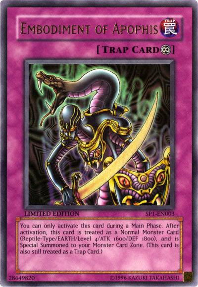 Embodiment of Apophis [SP1-EN003] Ultra Rare (ONLINE ORDER ONLY)