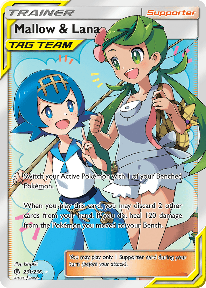 Mallow & Lana (231/236) [Sun & Moon: Cosmic Eclipse] (Online Only)