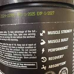Animal Creatine Chews Tablets - Enhanced Creatine Monohydrate with Astragin to (ONLINE ORDER ONLY)