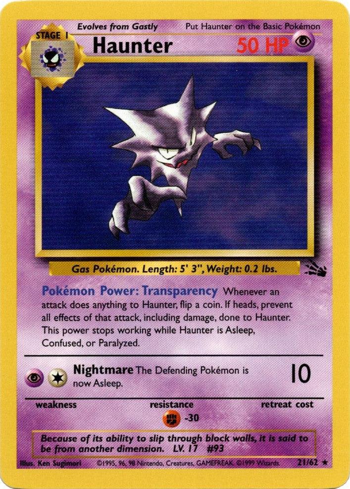 Haunter (21/62) [Fossil Unlimited] (Online Only)