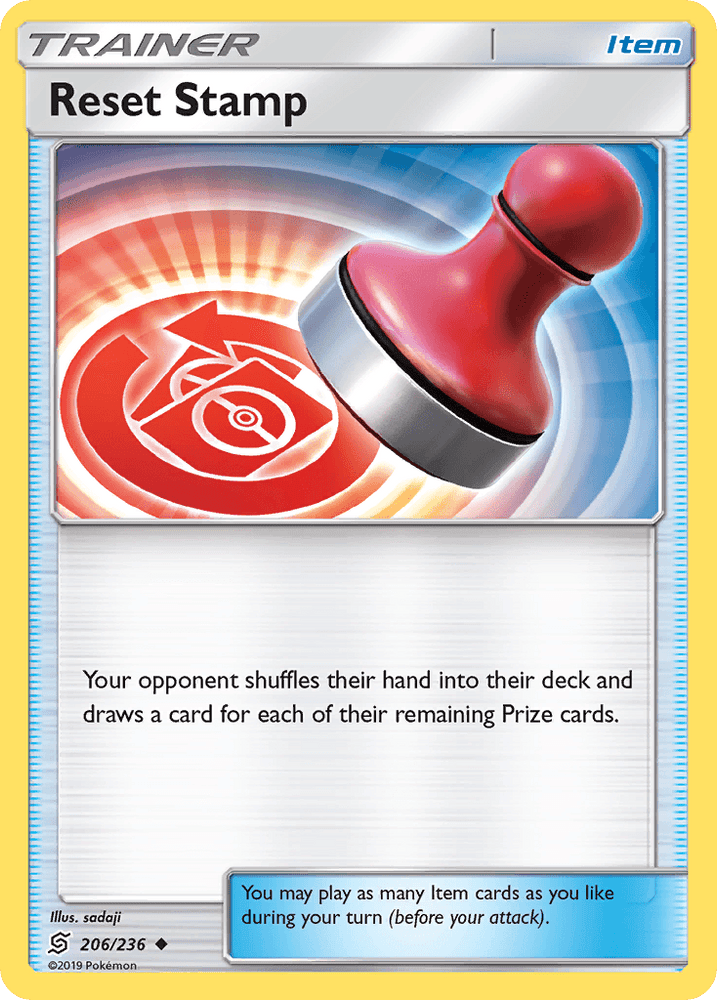 Reset Stamp (206/236) [Sun & Moon: Unified Minds] (Online Only)