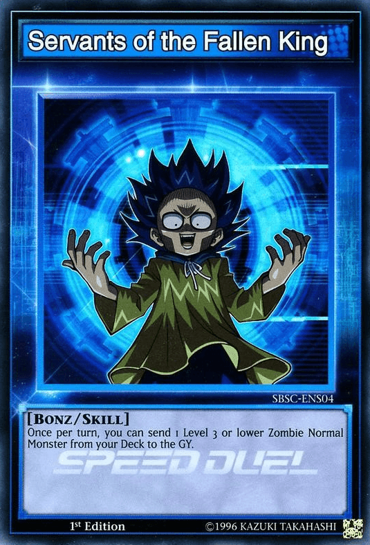 Servants of the Fallen King [SBSC-ENS04] Super Rare (ONLINE ORDER ONLY)