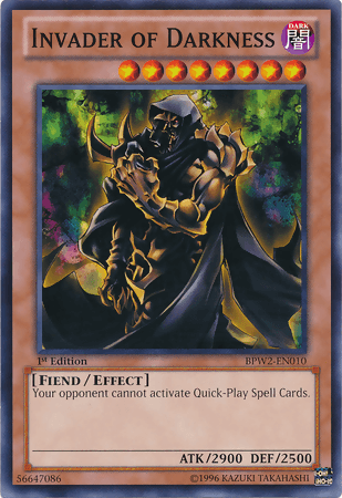Invader of Darkness [BPW2-EN010] Common (ONLINE ORDER ONLY)