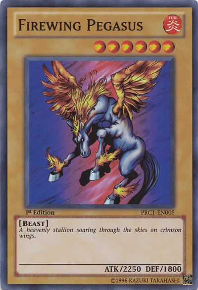 Firewing Pegasus [PRC1-EN005] Super Rare (ONLINE ORDER ONLY)