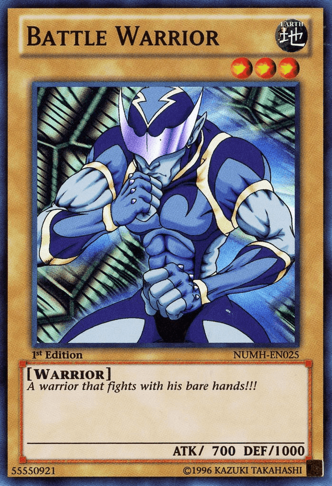 Battle Warrior [NUMH-EN025] Super Rare (ONLINE ORDER ONLY)