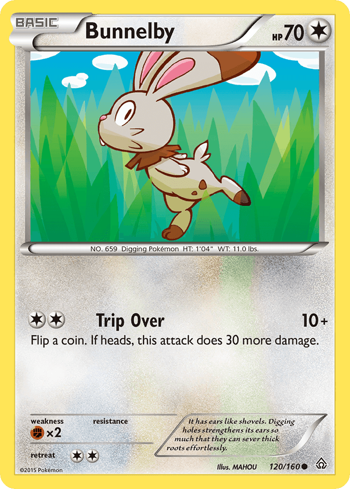 Bunnelby (120/160) [XY: Primal Clash] (Online Only)
